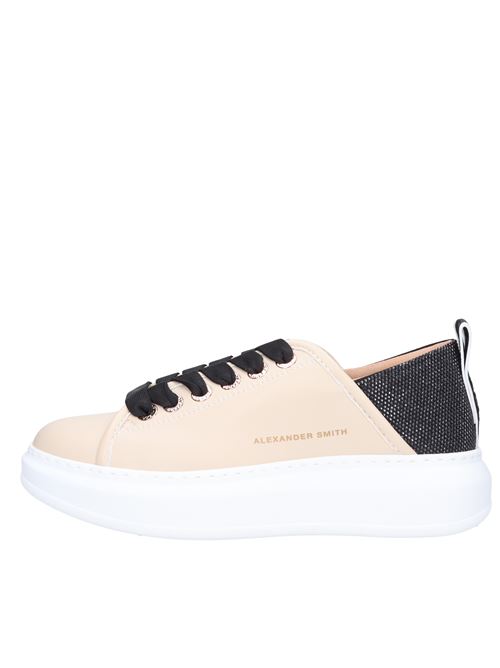 Leather and faux leather sneakers ALEXANDER SMITH | ED1 26SBK WEMBLEYSABBIA-NERO